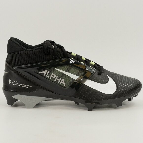 Nike Alpha Menace 4 Pro 'Black Light Smoke Grey' FD7037-001 Football size 11 - Picture 1 of 9